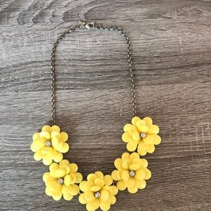 J Crew Factory Flower Necklace